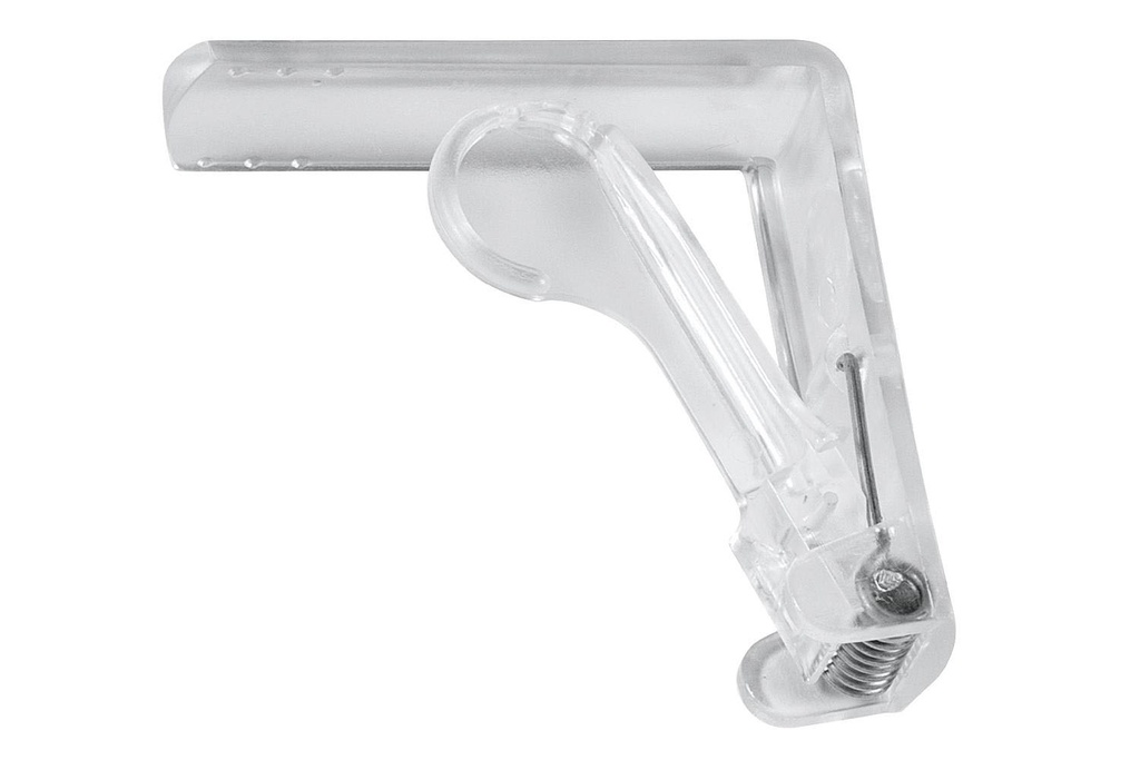 Tischtuchklammer luxus transparent 4Stück auf Karte,