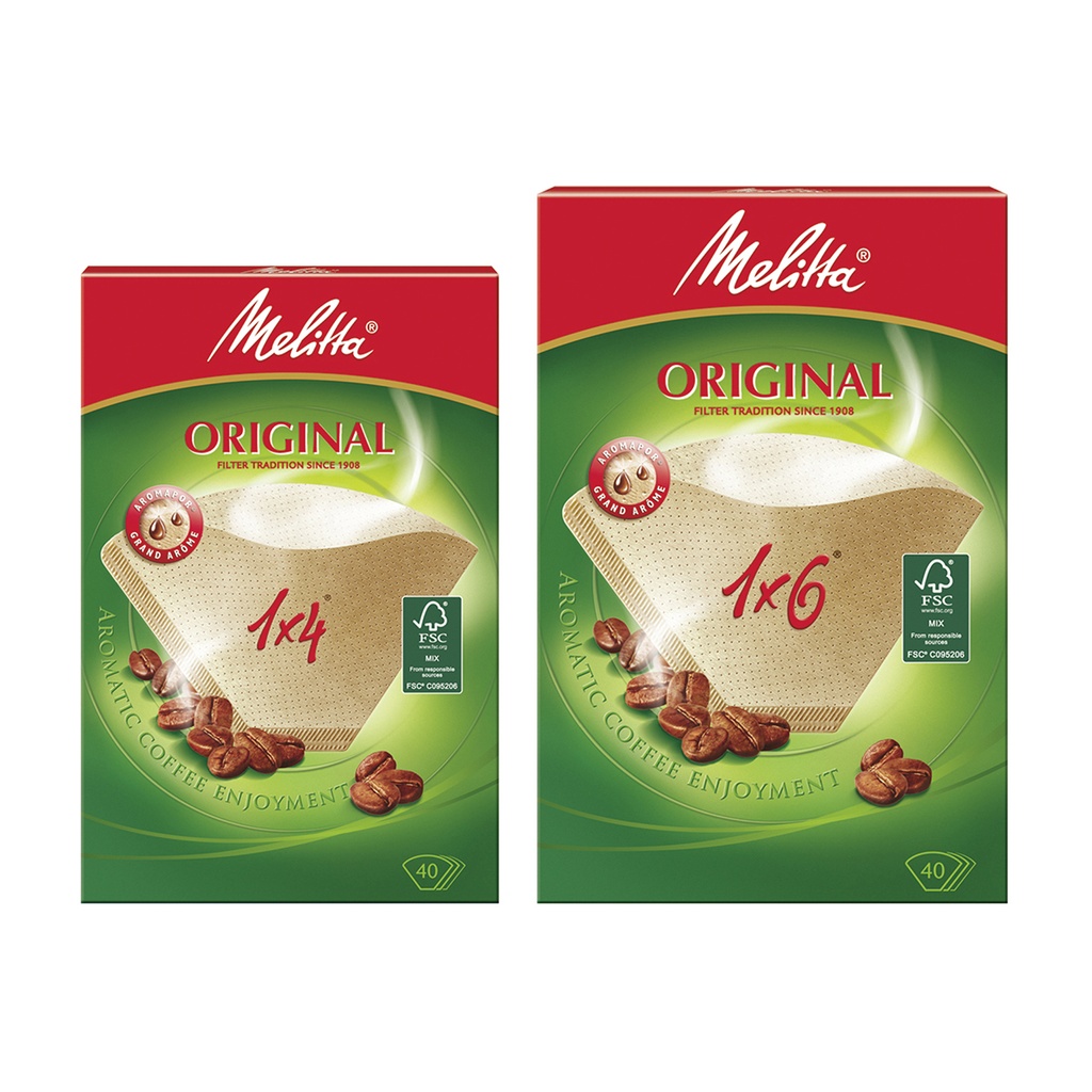 Filtertüten 1x4 Pack 40 Stück,