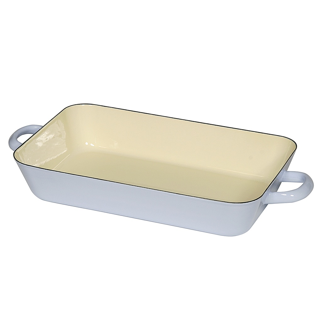 Vierkantpfanne 33x20x5,4cm blau/bunt,