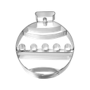 Ausstecher Christbaumkugel, Ø = 10,4cm