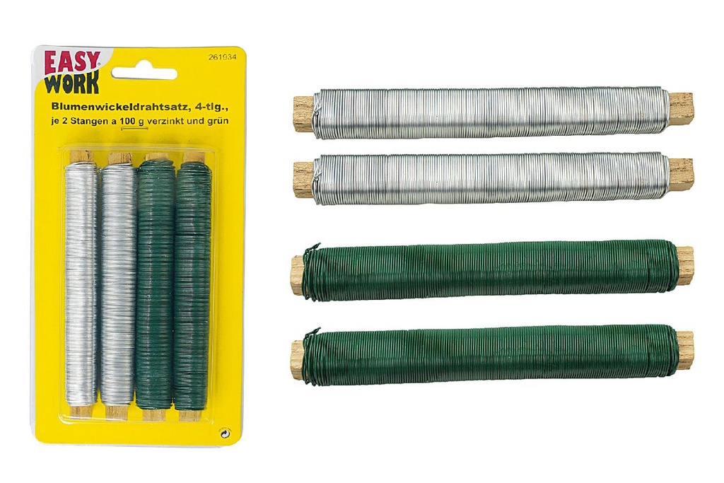 Blumenwickeldrahtsatz,