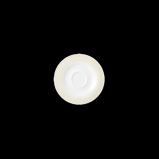 [9637528] Untertasse Relief 13,5 cm, Blues Dekor