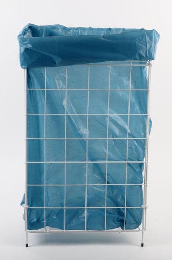 [9075316] Drahtpapierkorb, weiß 400x230x640mm, Inhalt: 60l
